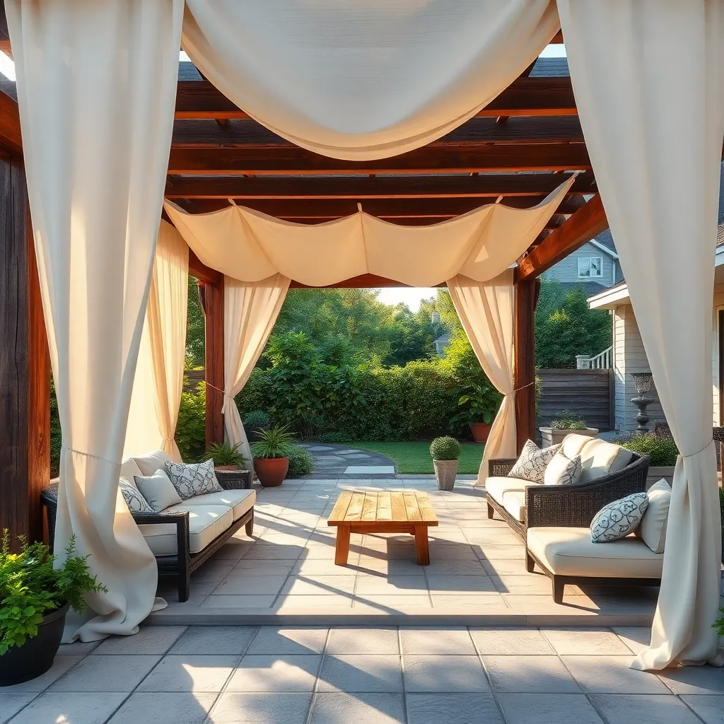Drape Weatherproof Fabric Canopies
