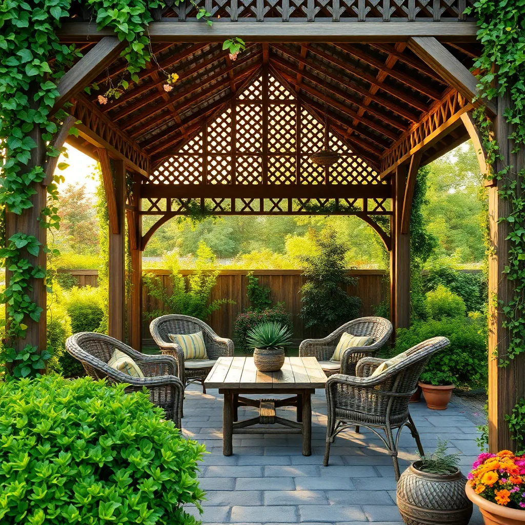 Gazebos for Garden Integration