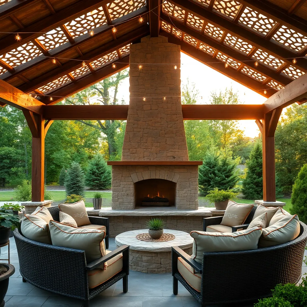 Build A Stone Fireplace For Warmth