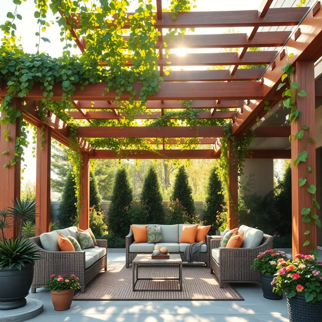 Incorporate Climbing Vines for Shade