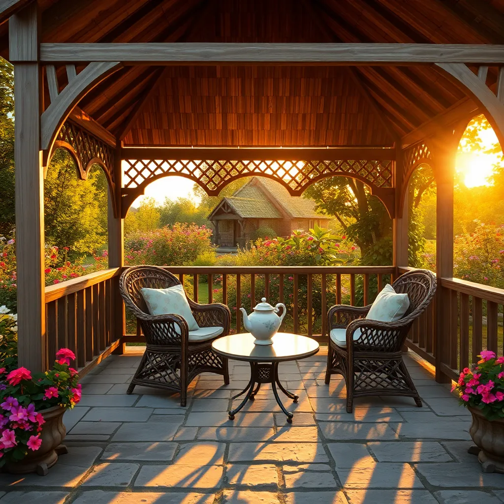 Country Cottage Gazebo (Charming Shingles)