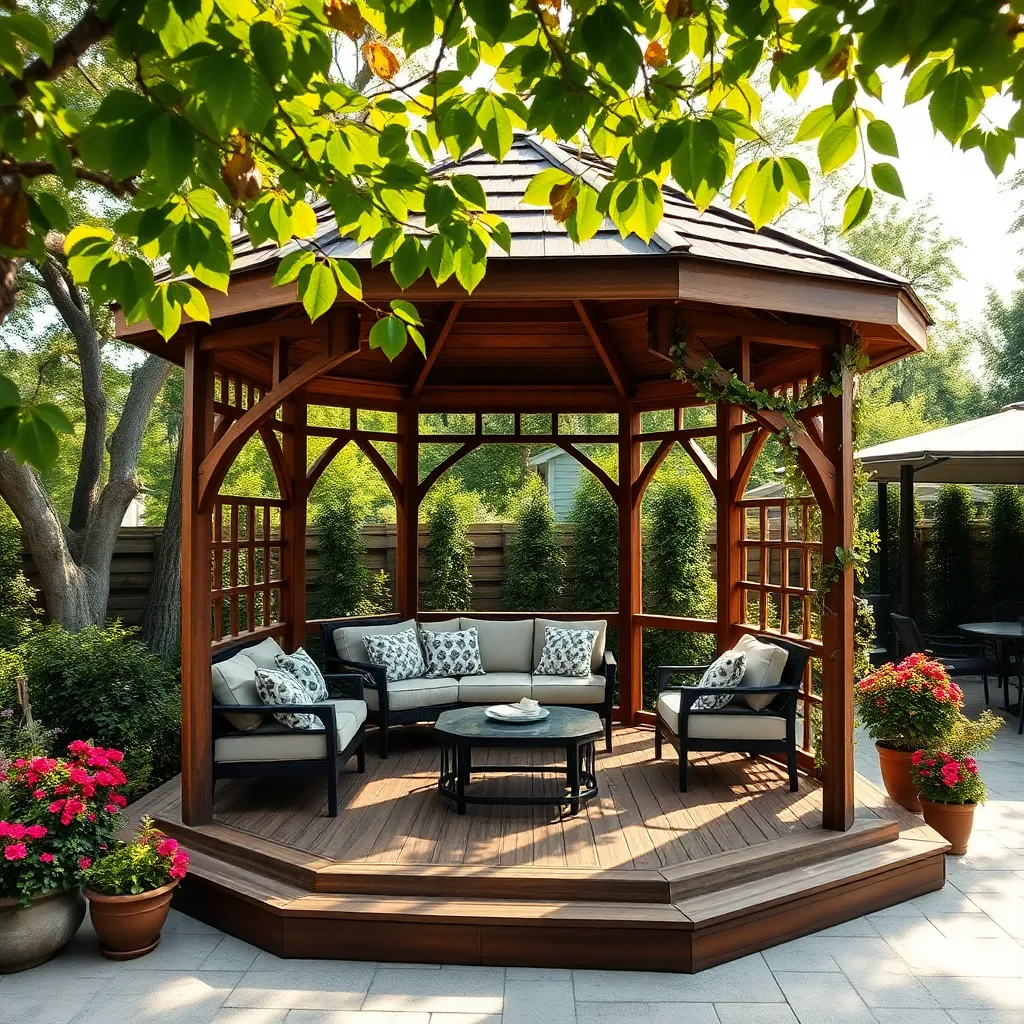 Maximize Space with Corner Gazebos