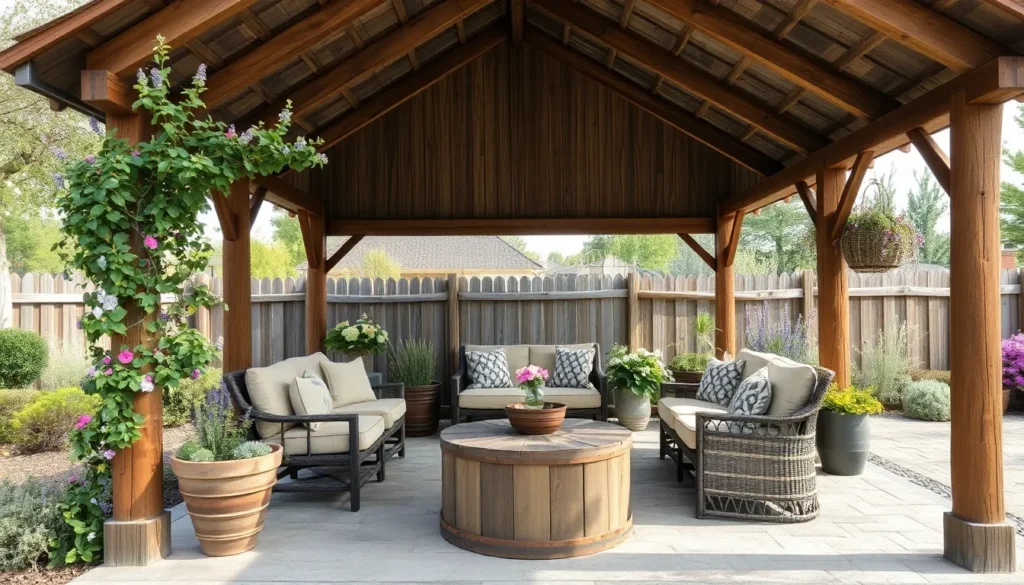 Rustic Outdoor Shelter Ideas for Your Garden