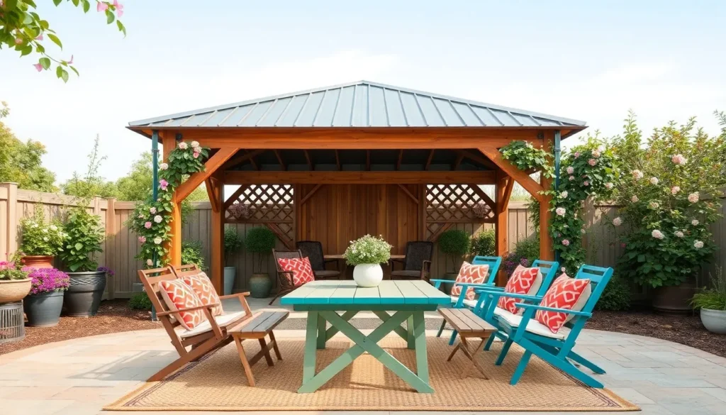 How to Create a Backyard Pavilion on a Budget
