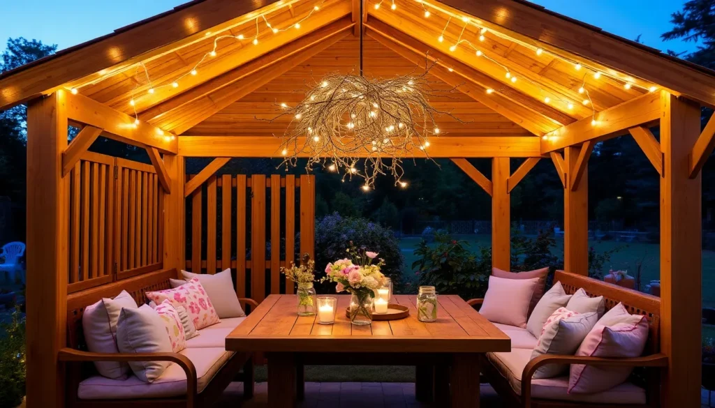 How to Add Lighting to Your Gazebo for a Magical Night
