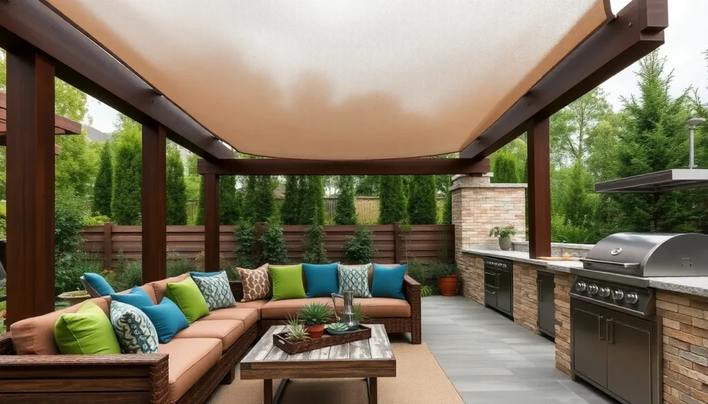 15 Covered Patio Designs for Rainy Days