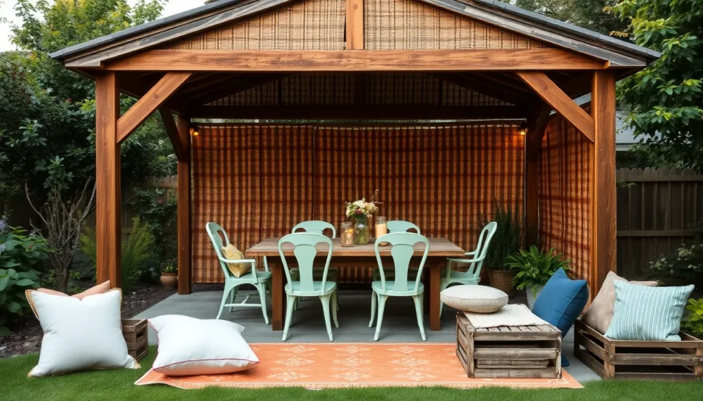 How to Create a Backyard Pavilion on a Budget