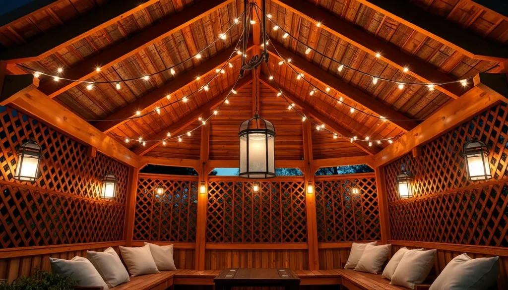 How to Add Lighting to Your Gazebo for a Magical Night