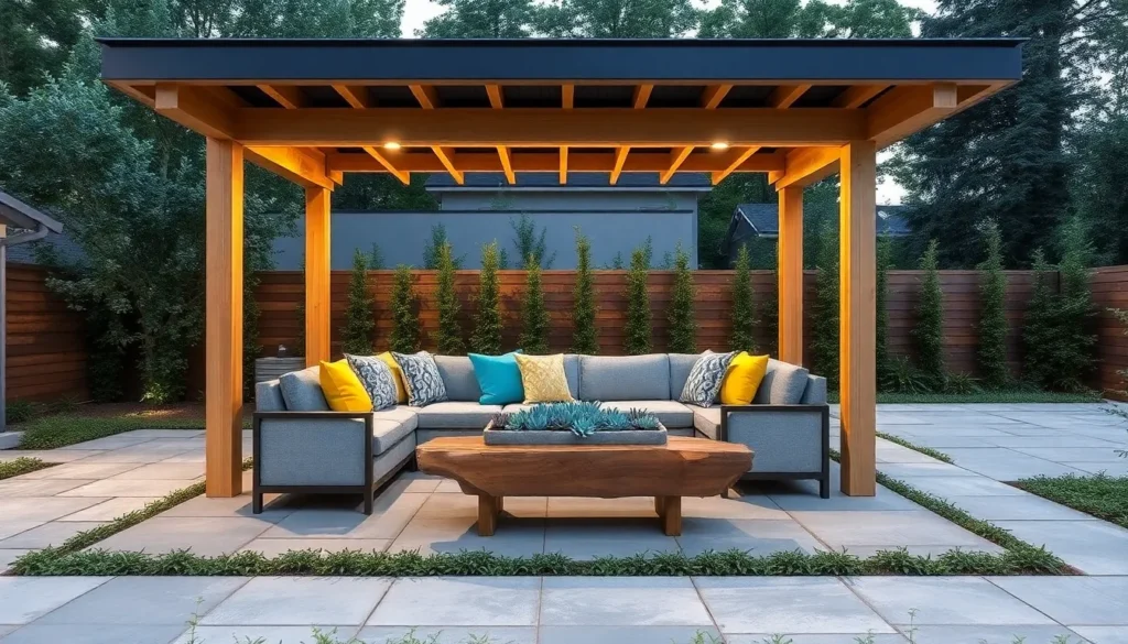 Modern Covered Patio Designs for Small Yards