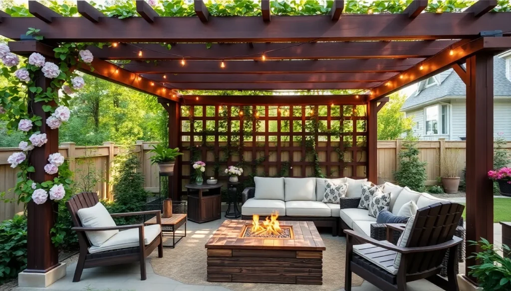 Pergola Ideas for Backyard Privacy