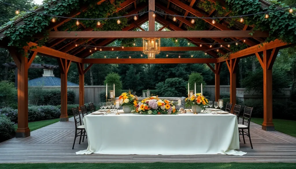 How to Style Your Outdoor Pavilion for Events