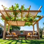 DIY Pergola with Shade Ideas