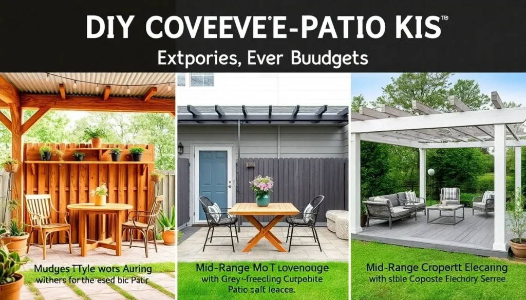 DIY Covered Patio Kits for Every Budget