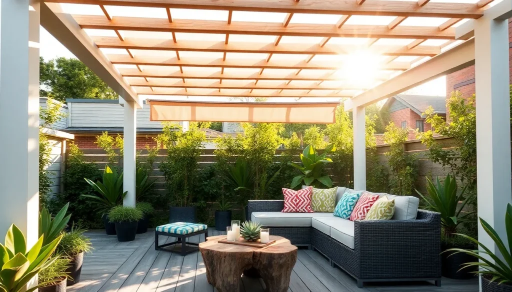 Small-Space Pergola Designs for Urban Yards