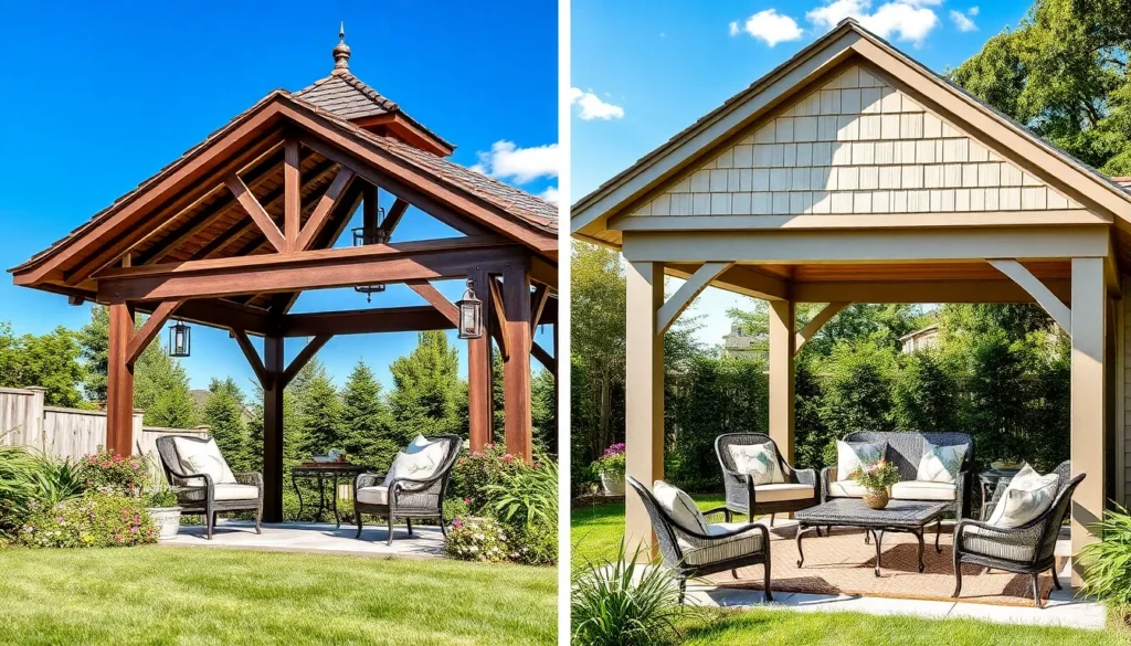 How to Choose the Right Roof Style for Your Gazebo