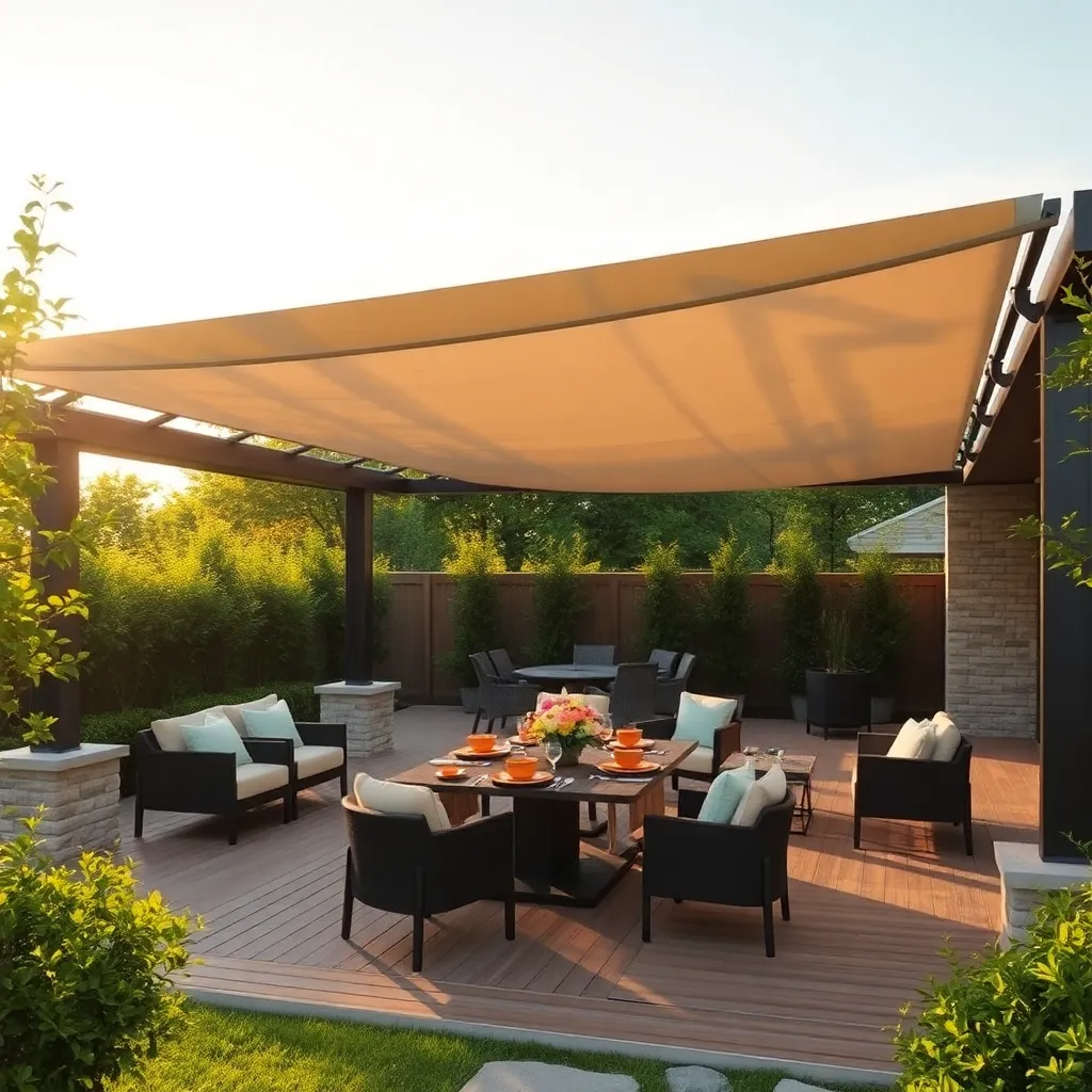 Retractable Canopy System (Flexible Shade Solution for Dynamic Gatherings)