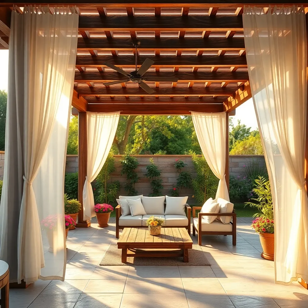 Create Intimate Privacy with Drapes