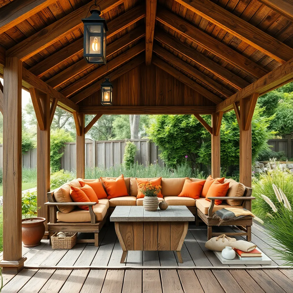 Rustic Wooden Patio Enclosures