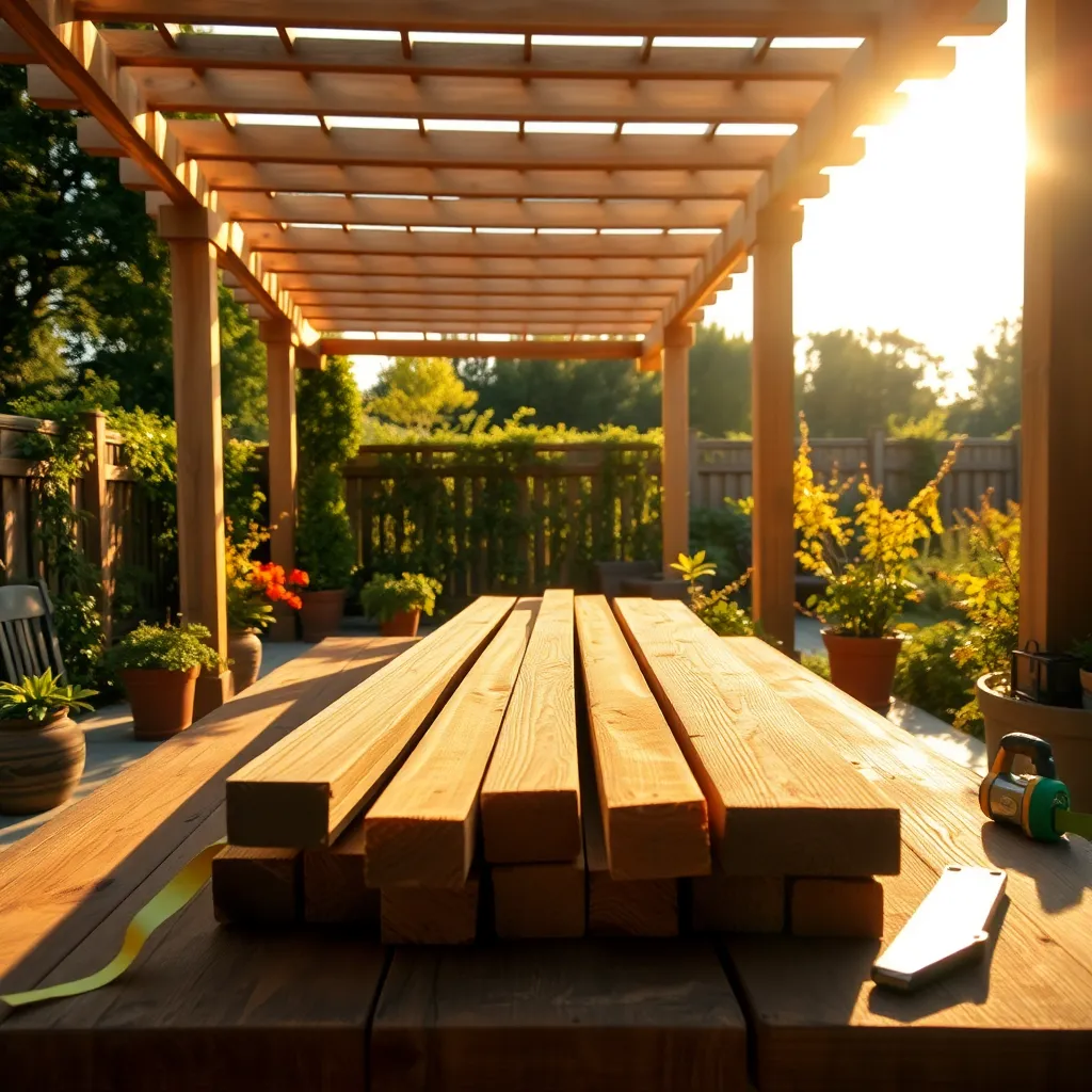 Cut and Prepare Wooden Beams
