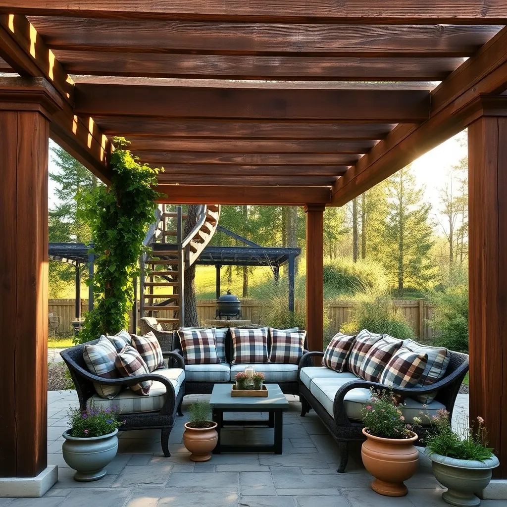Rustic Charm Pergola (Reclaimed Barn Wood)