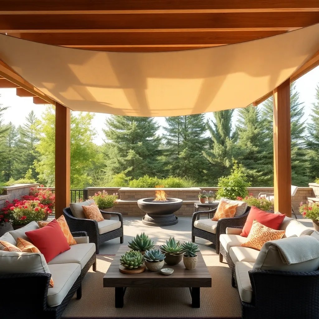 Incorporate Retractable Shade Canopies