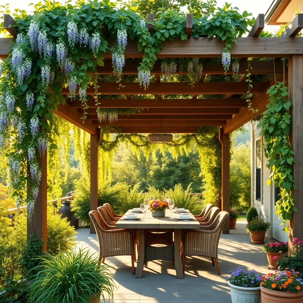 Use Climbing Plants for Shade