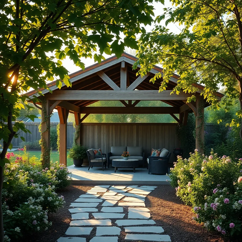 Integrating Woodsy Arbors Seamlessly