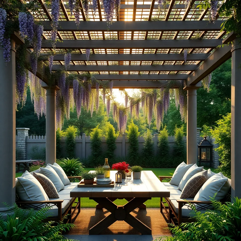 Pergola-Style Gazebos for Airy Spaces