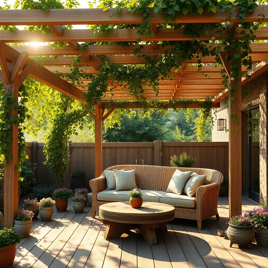 Incorporate Climbing Vines for Shade