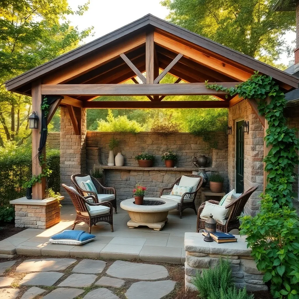 Crafting Stone-Based Garden Retreats