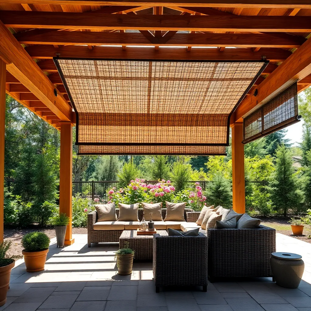 Employ Bamboo Roll-Up Shades