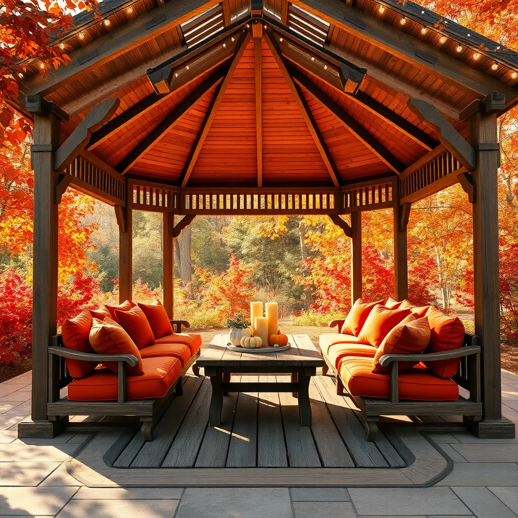 Autumn-Inspired Cozy Seating Arrangements