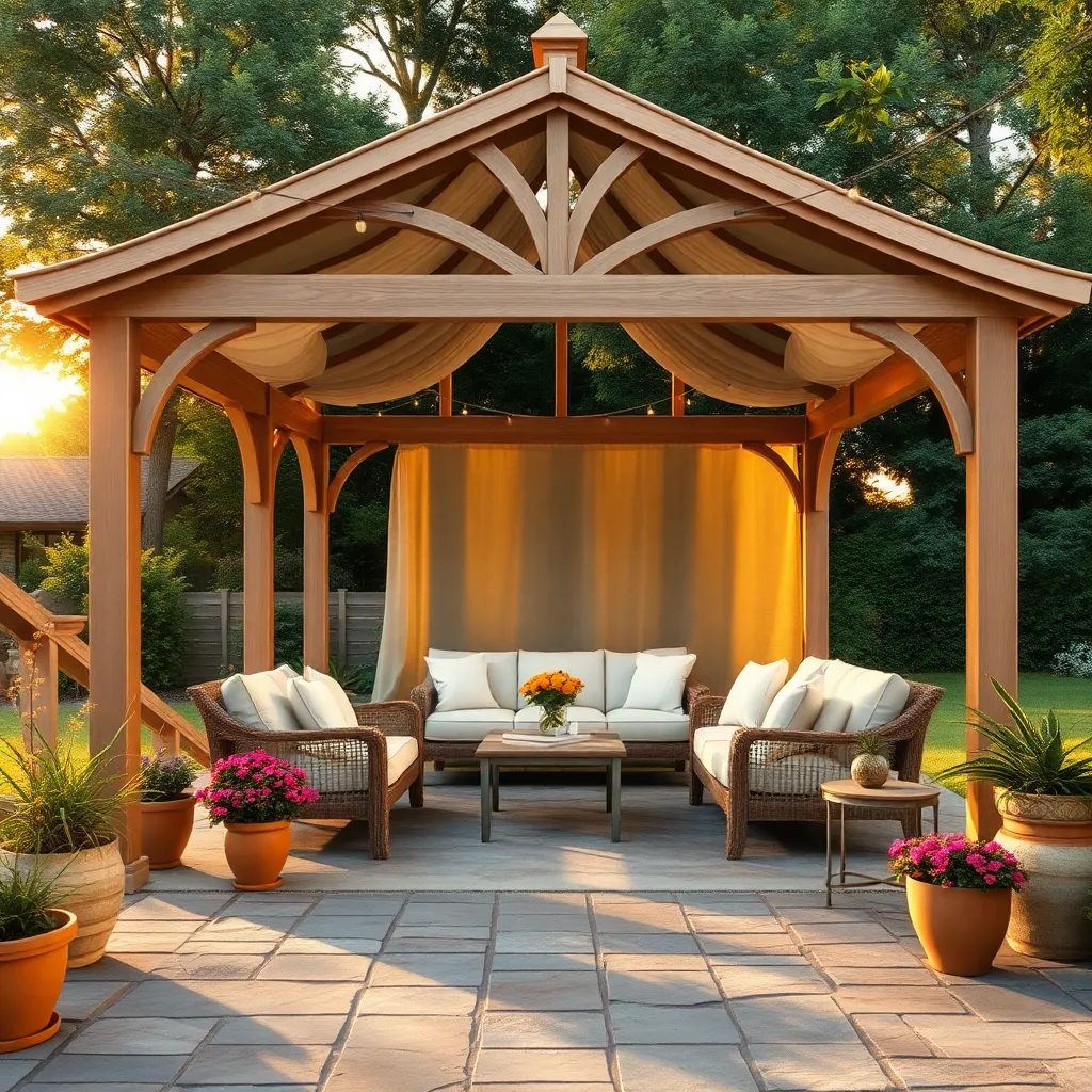 Chic Gazebo Inspirations for Patios