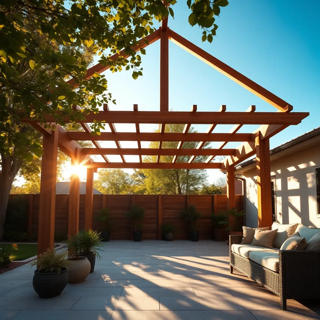Assemble Pergola Frame Structure