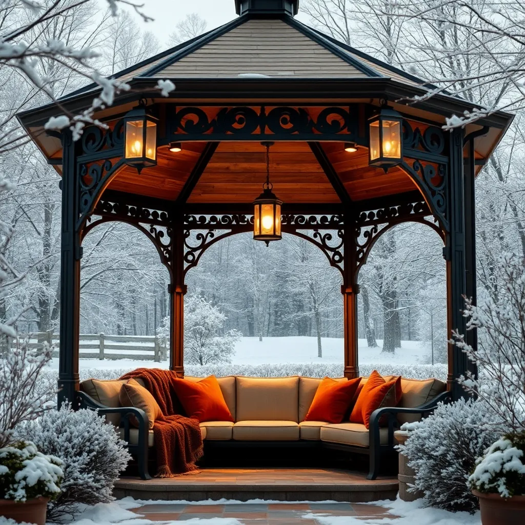 Versatile Gazebo Layouts for Winter