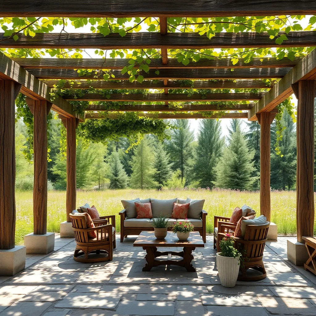 Integrating Rustic Pergola Designs