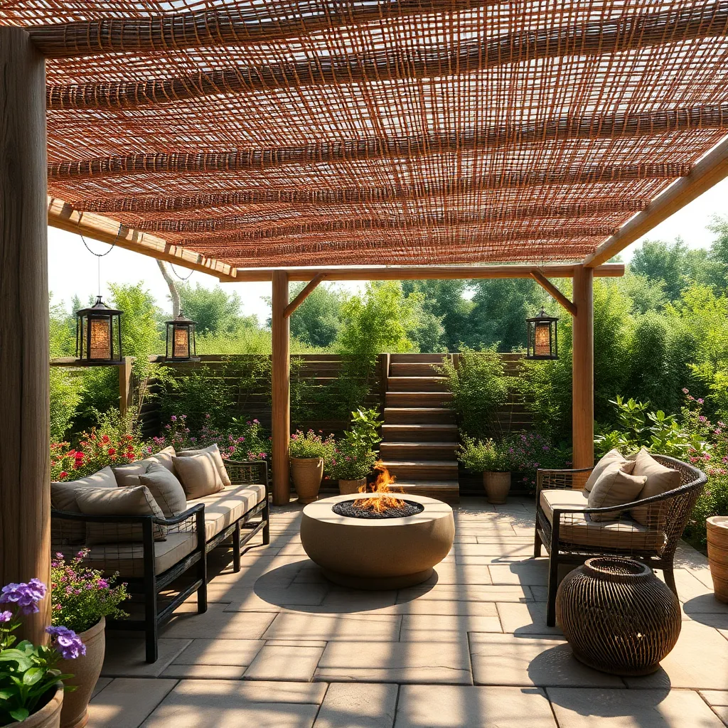 Eco-Friendly Pergola (Bamboo Construction)