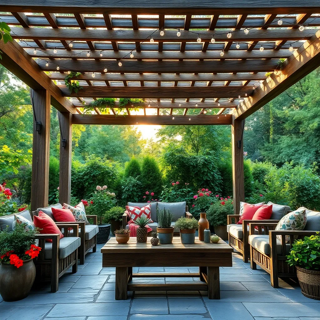 Enhancing Garden Ambiance with Pergolas