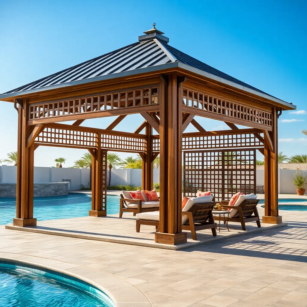 Materials for Durable Poolside Gazebos