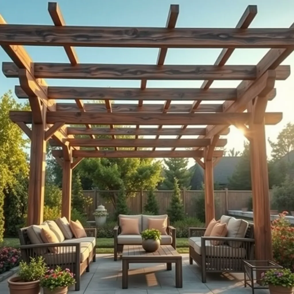Secure Beams and Apply Finish