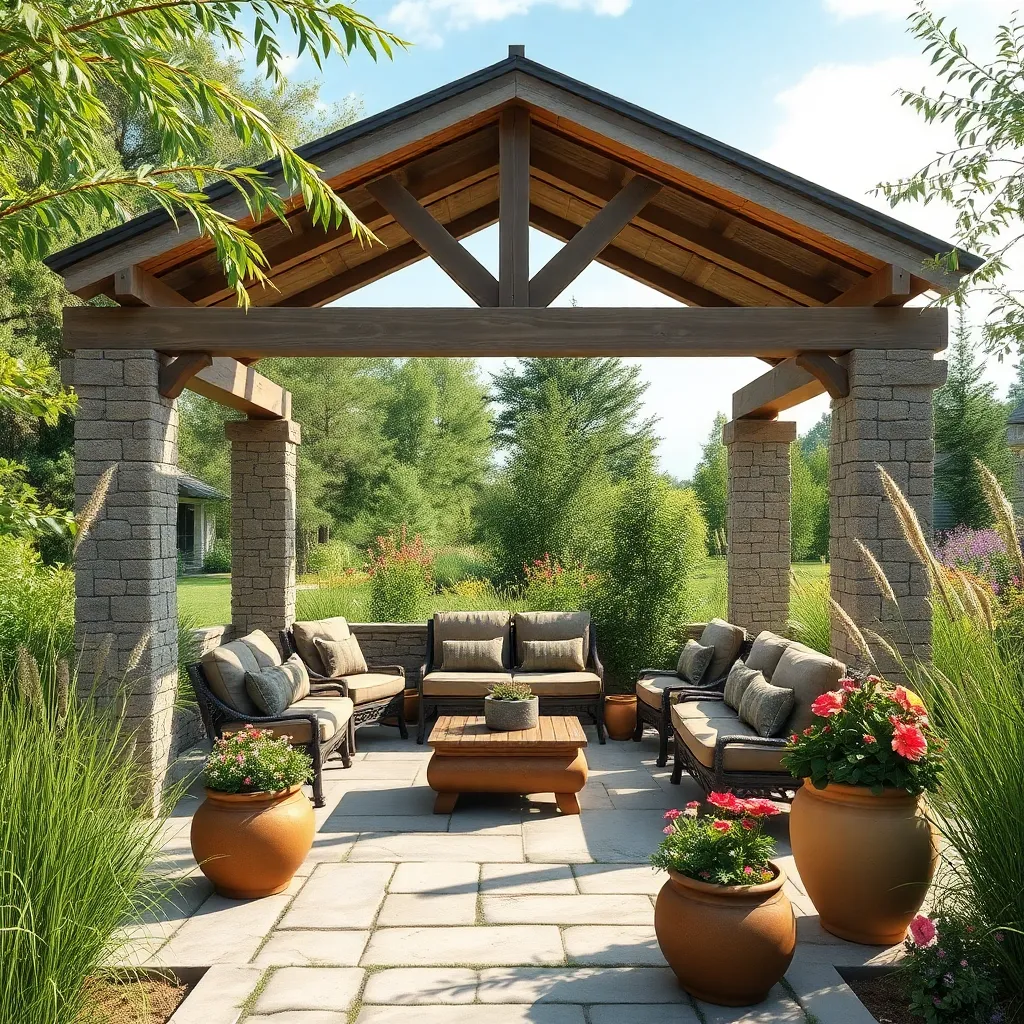 Crafting Natural Stone Gazebos