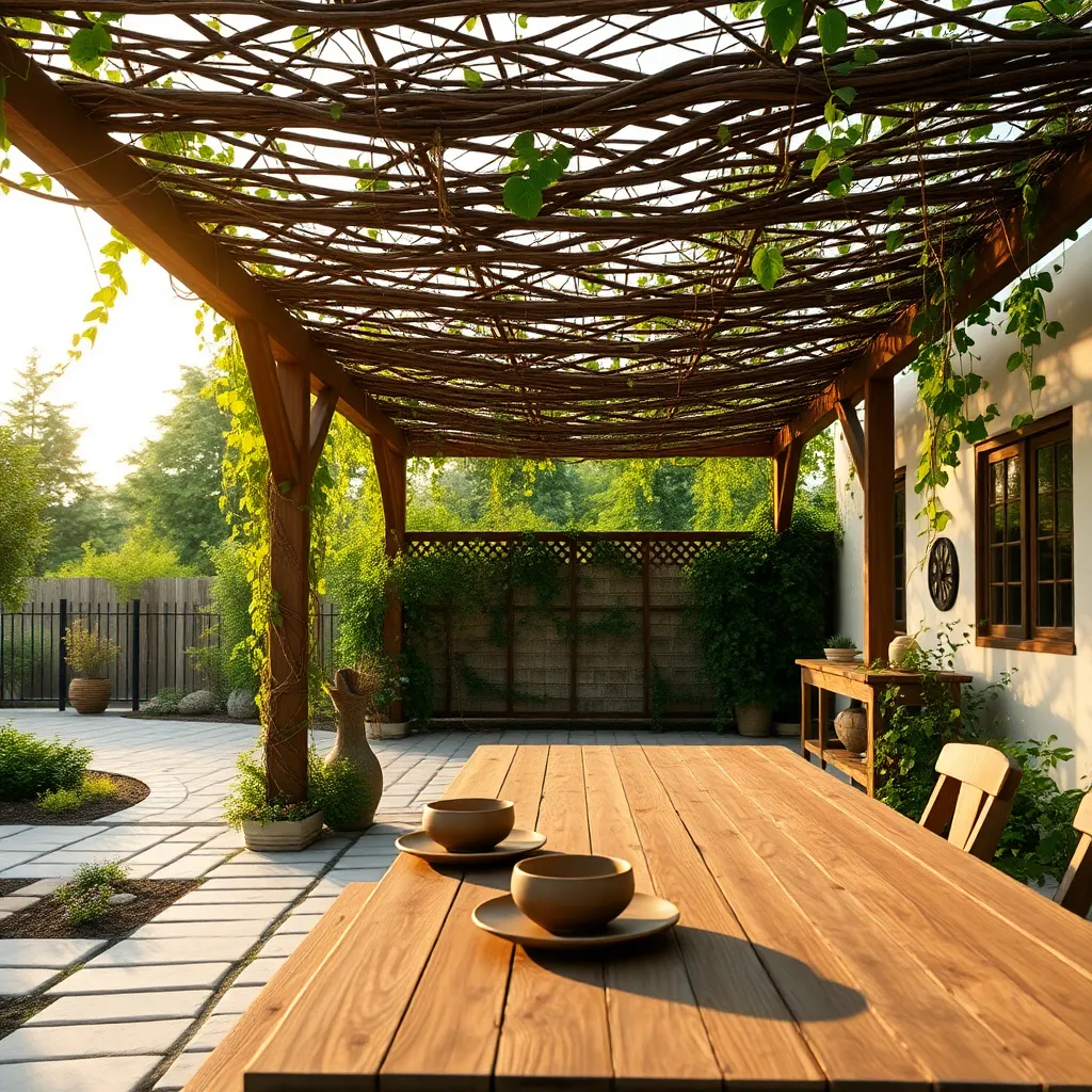Secure Branches for Natural Roofing