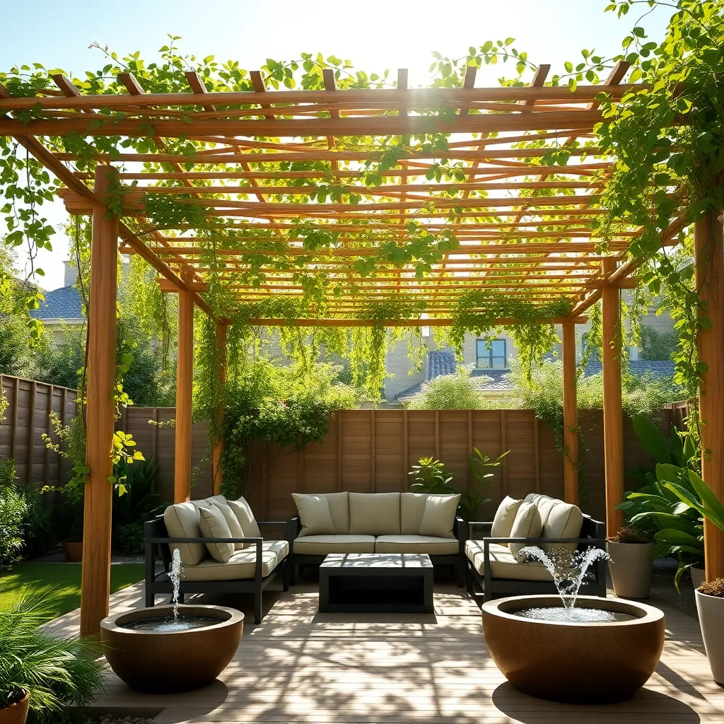Eco-Friendly Pergola (Bamboo Structure)