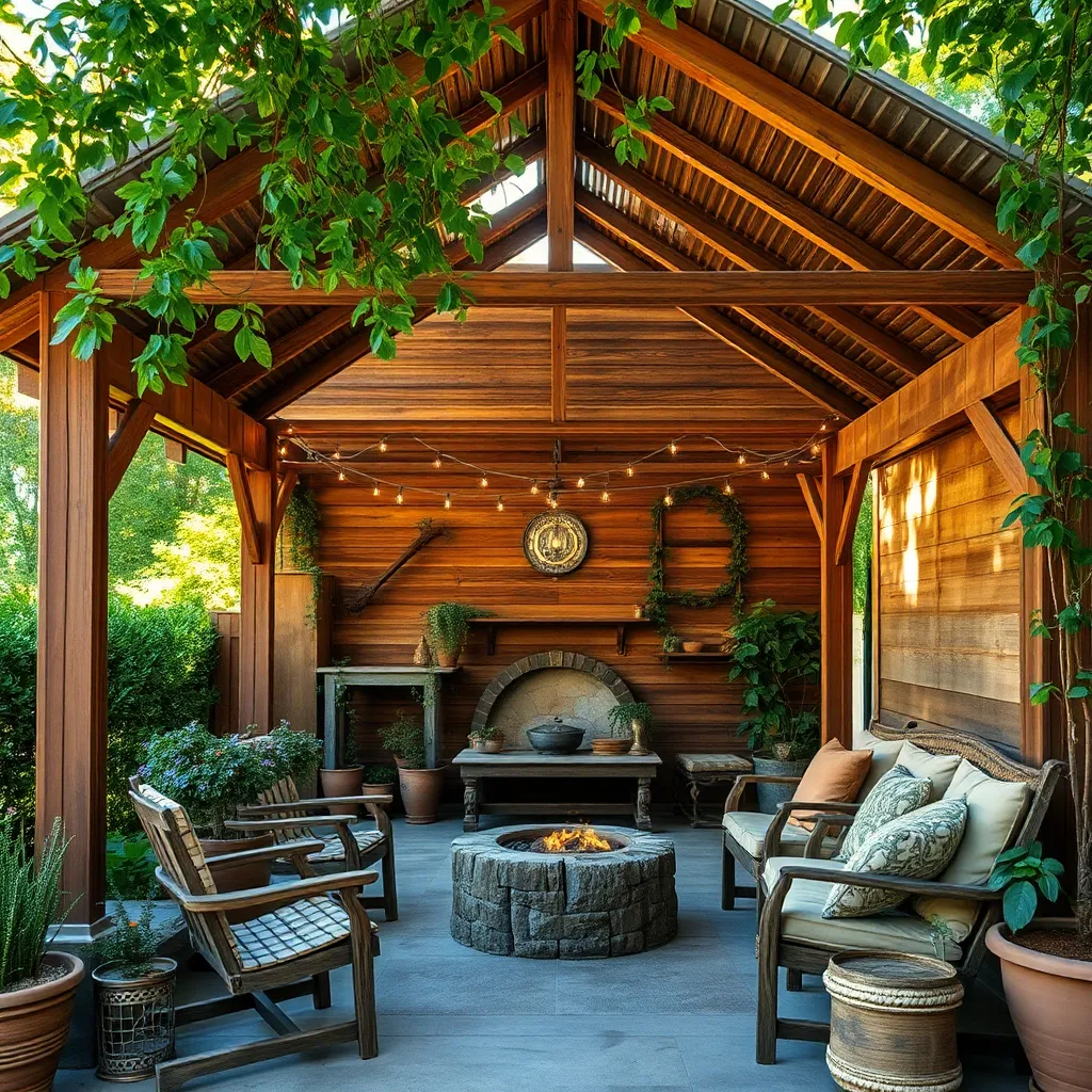 Incorporate Reclaimed Wood Structures