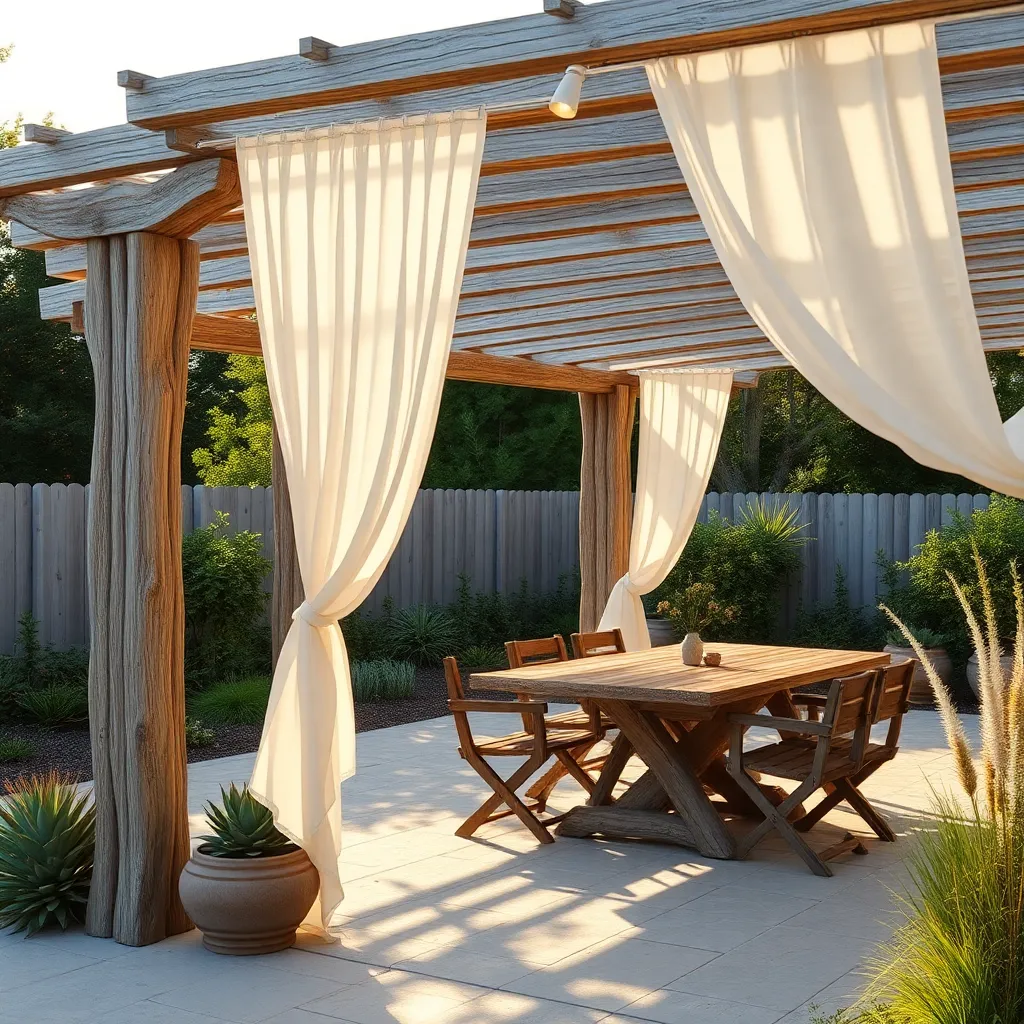 Coastal Retreat Pergola (Weathered Driftwood)